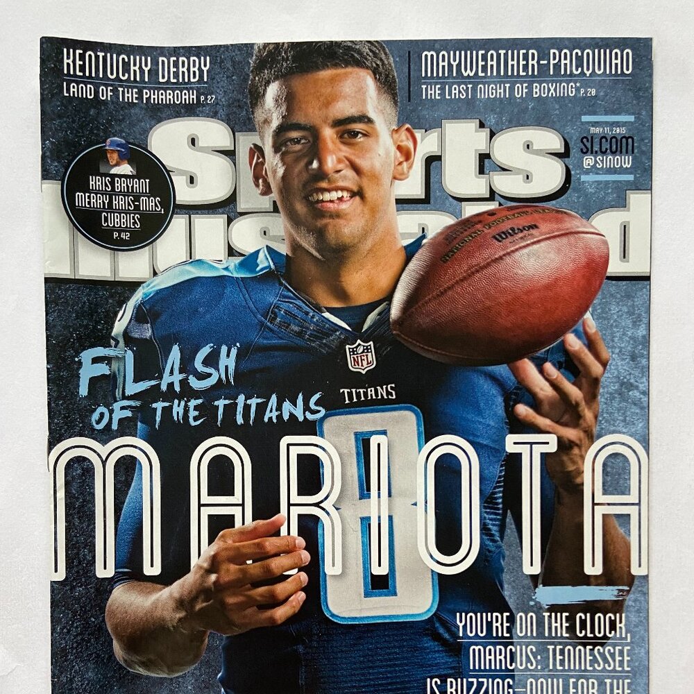 Sports Illustrated Magazine 5/11/2015 Marcus Mariota Cover With Label
